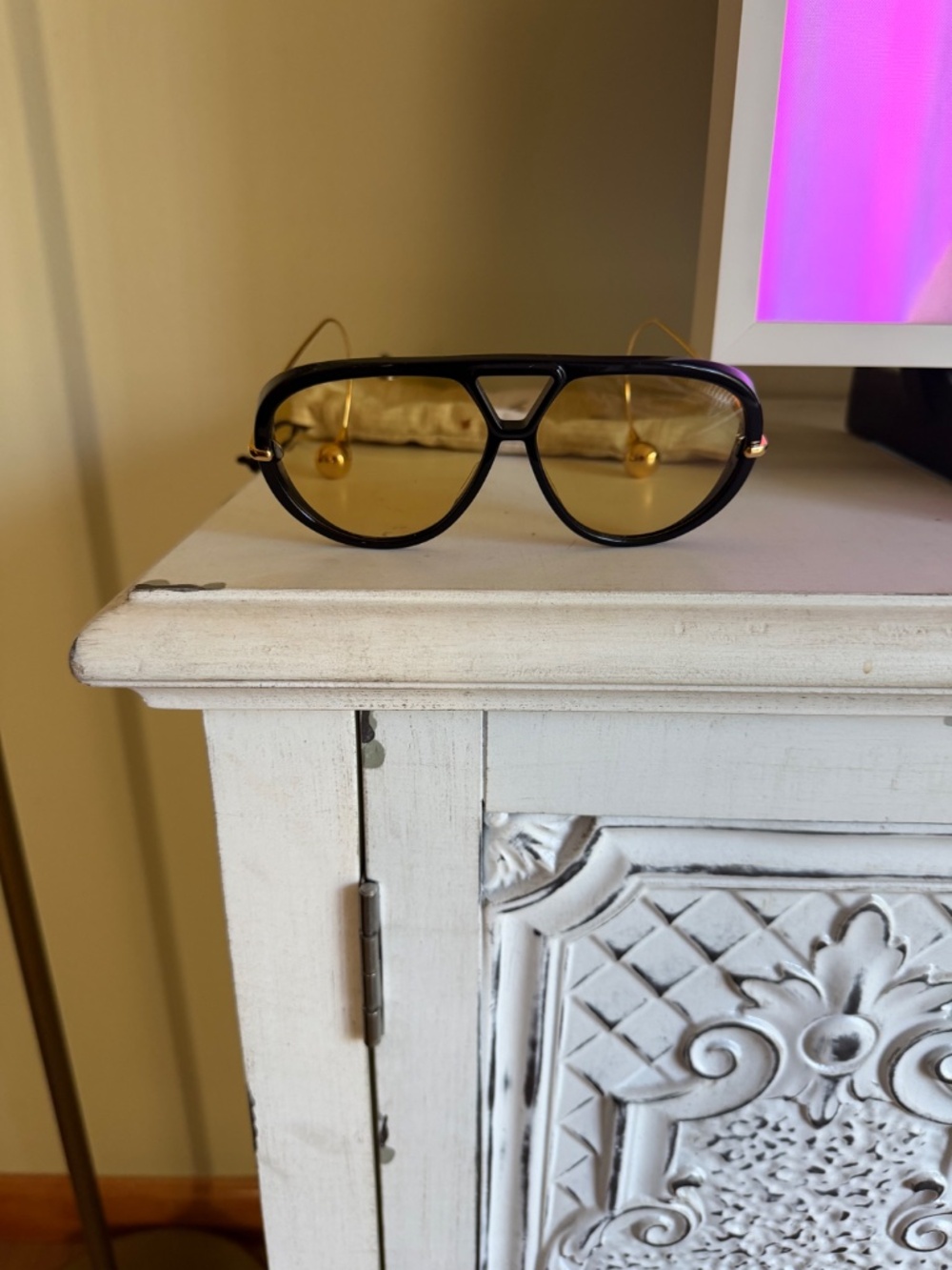 Bottega Veneta  aviator drop sunglasses - Picture 5 of 8